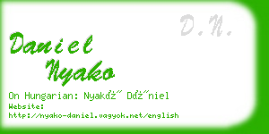 daniel nyako business card